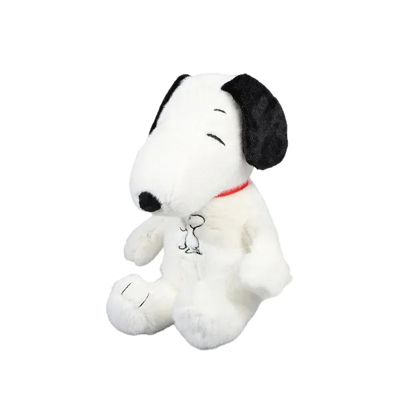 2025 Glowing Breathing Snoopy Plush Toy Baby Sleep Aid Cute Calming Stuffed Animal Kids Bedtime Gift