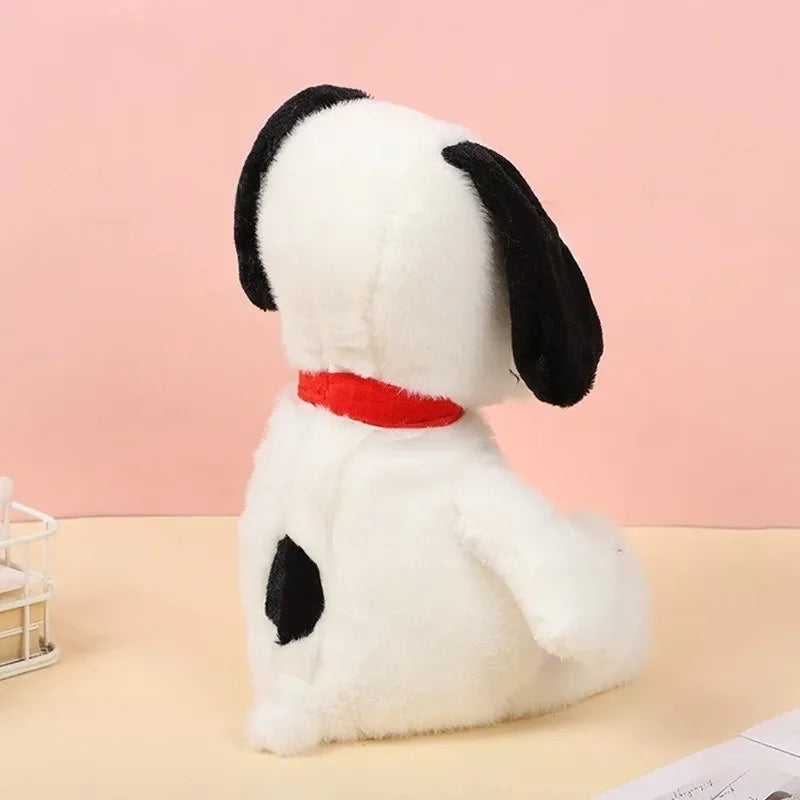 2025 Glowing Breathing Snoopy Plush Toy Baby Sleep Aid Cute Calming Stuffed Animal Kids Bedtime Gift